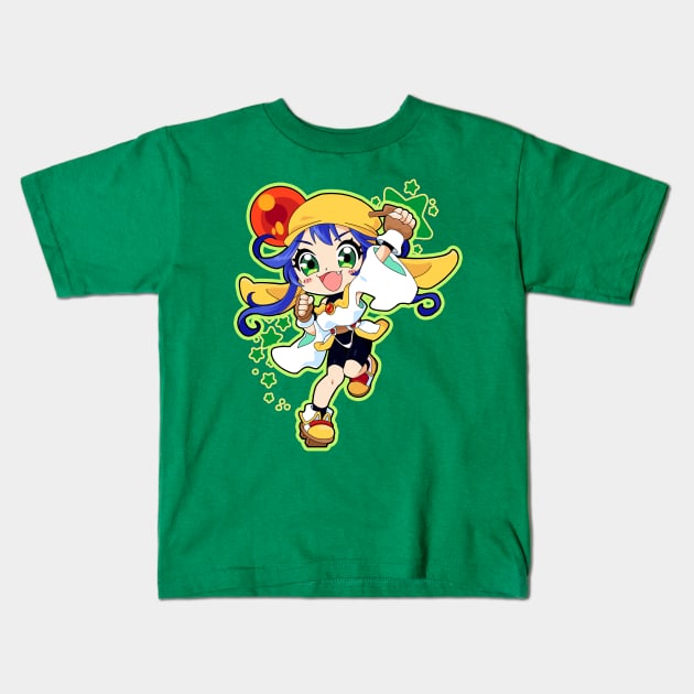 Kawaii Lime Kids T-Shirt by WarGreymonZero